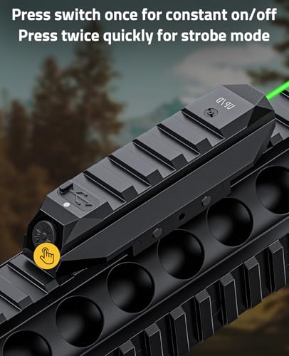 CVLIFE Laser Sight for Rifle, Rechargeable Picatinny Rifle Laser Sight - image 4