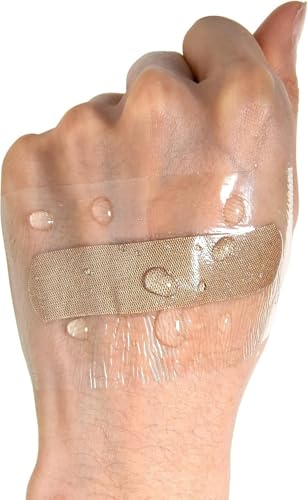 Image of ARTIBETTER Transparent Stretch Adhesive Bandage | Waterproof Clear Film Dressing Tape | Flexible Second-Skin Protective Wrap for Daily Use | Cut-to-Size Adhesive Tape Roll (1 Pc) (8cmx5m)