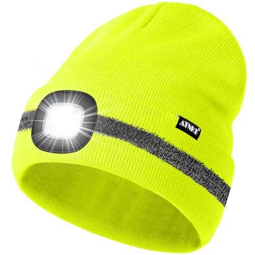ATNKE LED Gorro Recargable con 4 LED