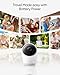 eufy Security Baby Monitor E20 with 2K HD Camera, 5'' 720p Display, Hybrid Wi-Fi & No Wi-Fi Connection, Pan-Tilt, 4X Zoom, Portable Camera with Built-in Battery, 24/7 Recording in App, ANR