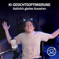 Razer Kiyo V2 – 4K 30FPS Webcam und KI-gestützter Bildausrichtung - 1080p 60FPS, integrierte Abdeckung, HDR, Ultraweitwinkelobjektiv, kompatibel mit MS Teams, Zoom und Google Meet | Schwarz – Ansicht 9