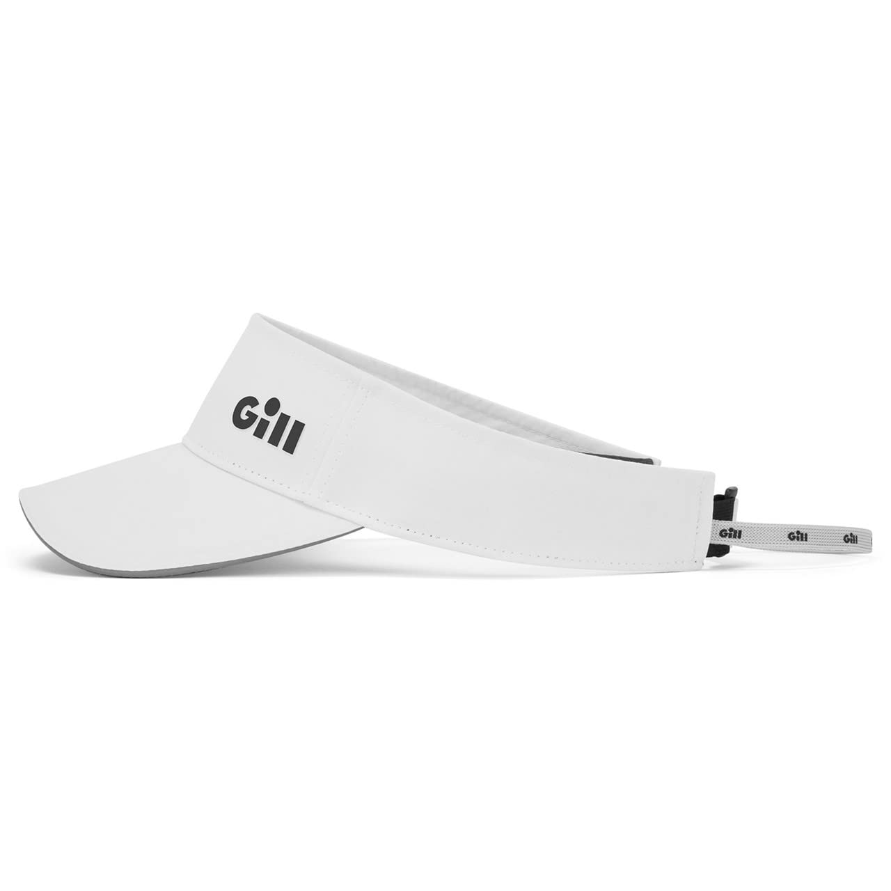 Gill - Visière Regatta - Séchage Rapide avec Protection Solaire UV 50+ pour Adultes Unisexes Blanc Taille Unique