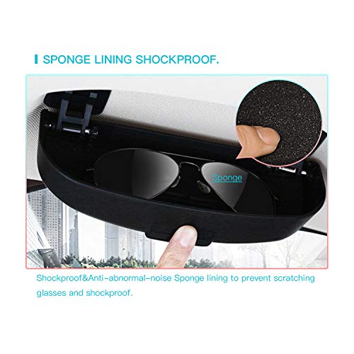 CDEFG Auto Custodia per Occhiali ABS Auto