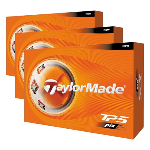 �e�[���[���C�h(TAYLOR MADE) TMJ26 TP5 pix JPN dz �e�B�[�s�[�t�@�C�u �s�b�N�X �S���t�{�[�� 2026�N���f�� �z���C�g (× 3)