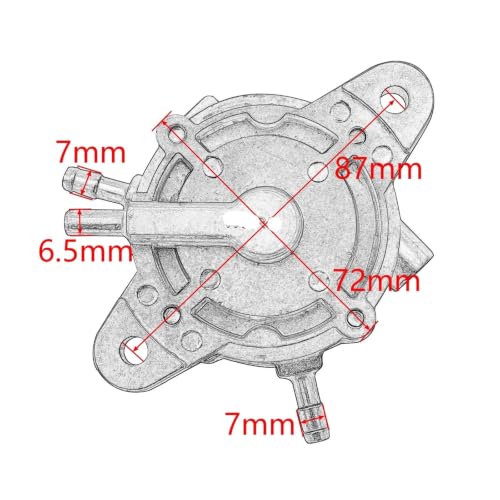 Válvula de vacío para quad y moto de 250cc lista para rutas largas 2