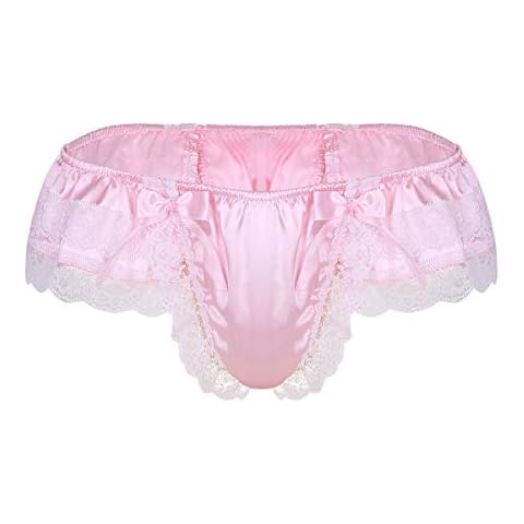 iEFiEL Herren Sissy Slips Satin Männer Unterhosen Unterwäsche Cover