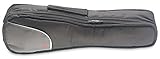 Schwarz und Grau Stagg UKS10-BAG Sopran-Ukulelentasche