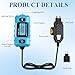 Automotive Circuit Fault Probe Tester, High-Precision 0.01A~19.99A Automotive Current Tester, Portable Car Fuse Checker with LCD Display & Lighting, Max Load 20A 48V/10s