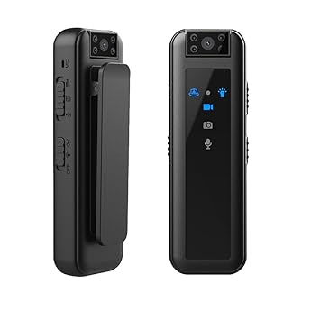 Sekuai 1080P Ultra-Clear Body Mini Clip Camera Capture Motion Video Every Detail, Anytime, Anywhere Crystal Clear Video Recording Police Body DVR IR Night Vision Capability