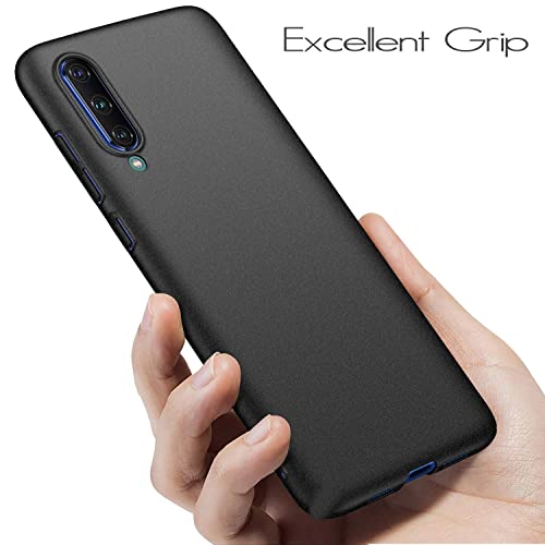 Image of Mobile Back Cover Case for Mi A3 (Silicone Case|CameraProtection|Black SC1510)