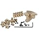 EuTengHao 30 Stück Pin Locks Pin Backs Locking Pin Backs Pin Keepers Locking Claps, Locking Pin Backs Keepers (9 mm x 5,5 mm, Gold)