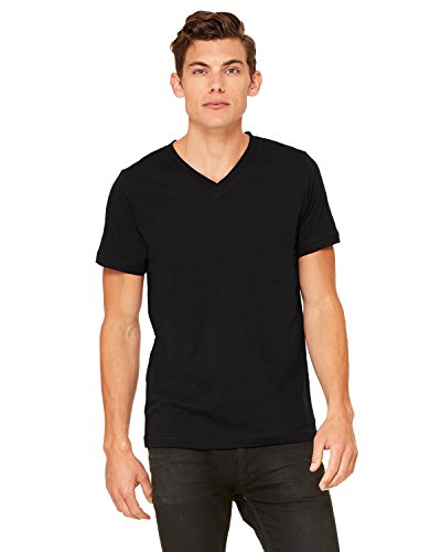 Bella+Canvas Men's Comfortable V-Neck Soft Fitted Jersey T-Shirt