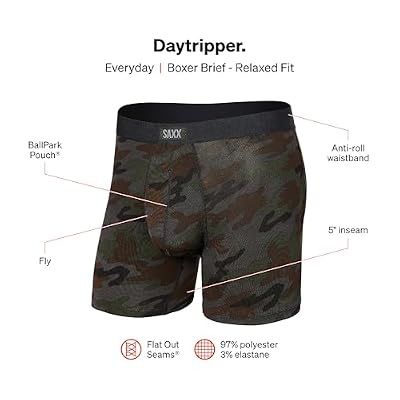 Underwear Co. Men's Daytripper Relaxed Fit Boxer Brief