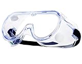 keebomed Anti-Fog Protective Safety Goggles Clear Lens Wide-Vision Adjustable Chemical Splash Eye Protection Soft Lightweight Eyewear