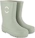 Mikk-line Gummistiefel Kinder | Gefütterte Regenstiefel Kinder | Wasserdichte Gummistiefel | Regenschuhe & Kinderstiefel 19 EU Desert Sage