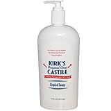 Kirk's Natural Original Coco Castile Liquid Soap with Pump, 16 Fluid Ounce
