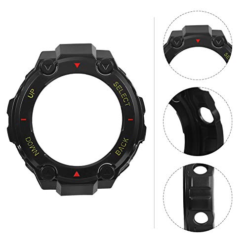 ULTECHNOVO Cobertura da Moldura Do Relógio Protetor de Tela Do Relógio Compatível Com Amazfit T-Rex