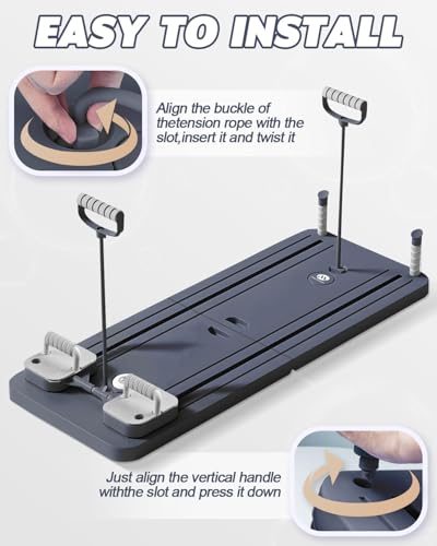 Rantizon Ab Roller Board - Pilates Board Full-Body Workout Trainer with Automatic Rebound - Ideal for Core Strength and Abdominal Training - Image 5