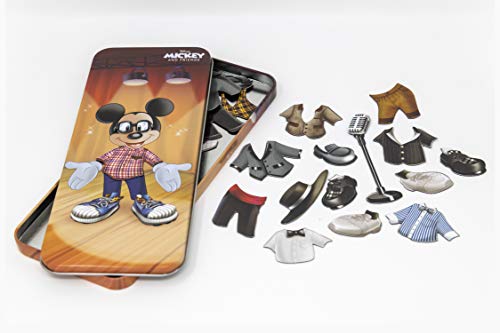 Disney Mickey Mouse And Donald Duck 23-Piece Magnetic Doll Tin 48837 Bendon #TOP1