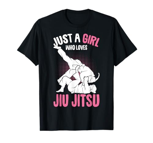 Just a Girl who loves Jiu Jitsu Kids Brazilian Jiujitsu BJJ T-Shirt