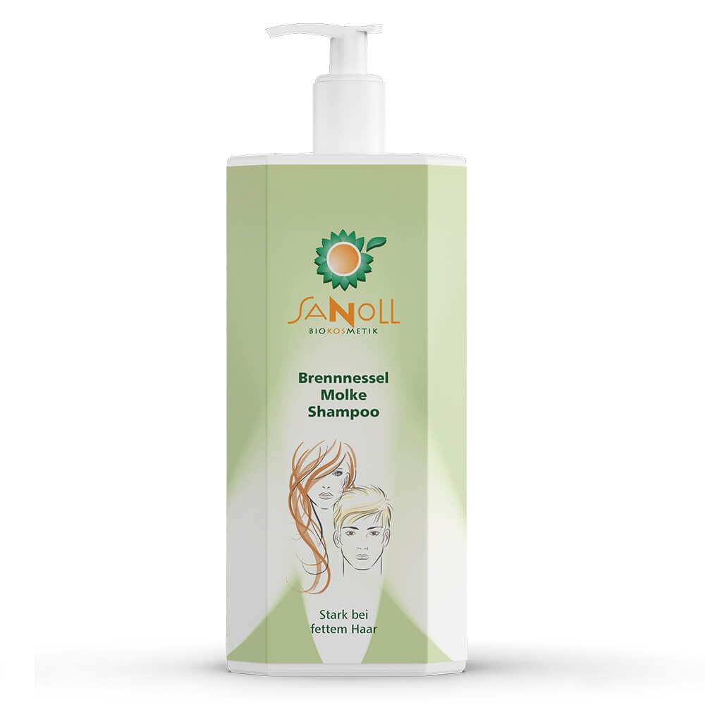 Sanoll Brennnessel Molke Shampoo für Normales bis Fettiges Haar 1000ml