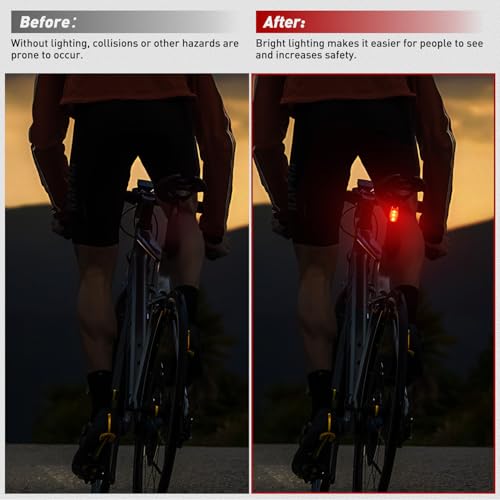 Image of Nilight LED Safety Light 4PCS Red Marine Navigation Bike Tail Lights Three Modes Waterproof Reflective Gear Clip On Flash Strobe Indicator Lamp for Night Boating Fishing Cycling Jogging