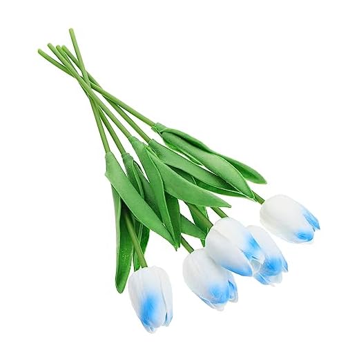 MAGICLULU 5 Uds Simulación De Tulipán Flor De Tallo Largo Decoraciones De Primavera para El Hogar Ramo De Tulipanes De Imitación Ramo De Flores De Boda Clavel Encantado Arreglo Floral