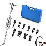AIUWIZO 12pcs Blind Hole Bearing Puller Set, Slide Hammer Bearing Puller Set with Expandable Collets 8-32mm, High Strength Pilot Inner Removal Tool for Automotive and Motorcycle Wheel Bearings