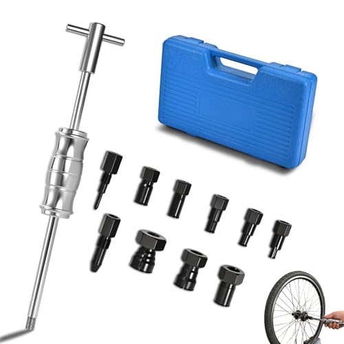 AIUWIZO 12pcs Blind Hole Bearing Puller Set, Slide Hammer Bearing Puller Set with Expandable Collets