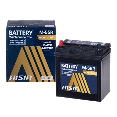 Amazon | アイシン(AISIN) 車用 バッテリー M-55R (M-42R 44B20R