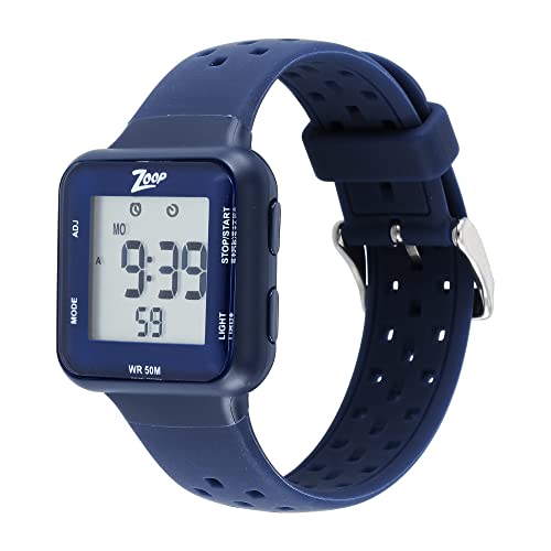 Image of Zoop Kids Unisex Silver Dial Silicone Digital Watch (Not assigned,Not Assigned)