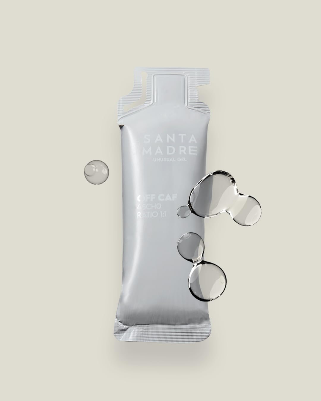 Energy Gel | Santa Madre UNUSUAL GEL 45CHO OFF CAF | Without Caffeine | Neutral Taste | Fresh Taste | 12x80g untis
