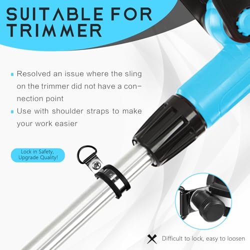 TIANAO Long Trimmer Strap, Reliable Shoulder Strap, Weed Eater Strap that Can Ease Your Work, Compatible with EGO/Greenworks String Trimmer, Shrub Trimmers & Leaf Blower. - Thumbnail 2