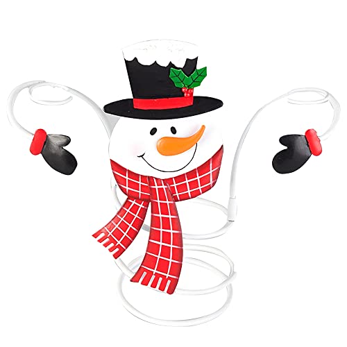 9FMZZzi81E Weinflaschen- und Glashalter, für 1 Weinflasche und 2 Gläser, Weihnachtsweinglashalter Cover