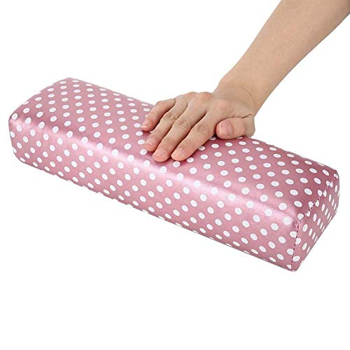 Nail Art Cushion, Ergonomic Manicure Hand Arm Rest Stand for Beauty Salon Household,Comfortable Nail Art Hand Holder with Sponge