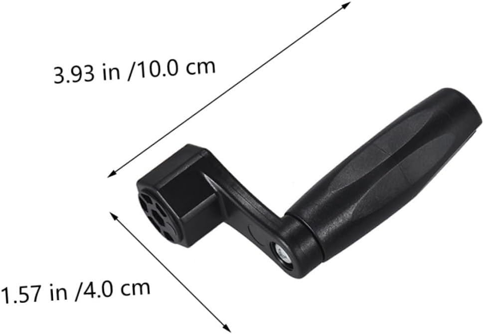Black Guitar String Winder for Guitar and Bass Repair Maintenance