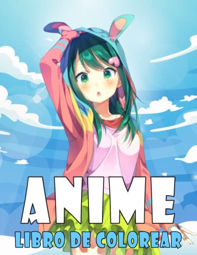 Anime Libro de Colorear: Libro de colorear manga para adultos y niños