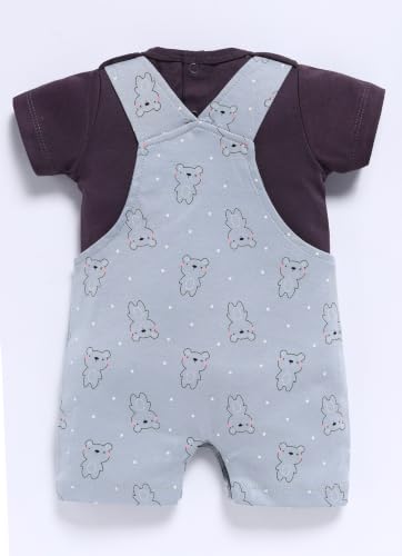 Image of BABY GO 100% Cotton Full Sleeves Dungaree /Overall for Baby Boys and Girls