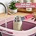 Collapsible Baby Bottle Wash Basin with Cute Cleaning Brush - Perfect Combo for Effortless Cleaning,Gifts for New Moms