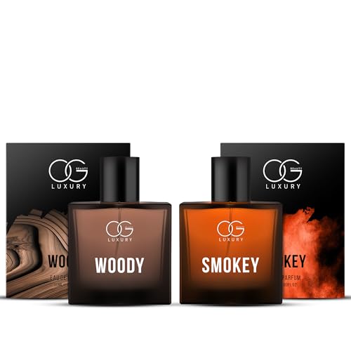 Image of OG BEAUTY Luxury Spicy Zest Duo Parfum | Long-Lasting Eau De Perfume for Man | Zesty Scent | 2 x 50ml Gift Set