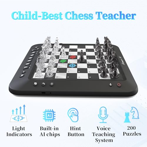 Femuey P6 Electronic Chess Set, Board Game, Computer Chess Game thumb #1