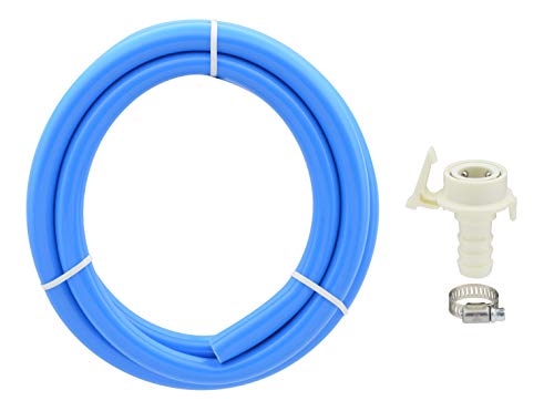 GAONA 二槽洗濯機用給水ホース継手付 2.0m GA-LC034 ブルー