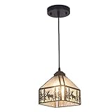NOKXDKJWT Retro-Kronleuchter, 20,3 cm, Goldener Stil, Pendelleuchten, kreative goldene Kronleuchter, Hängelampen