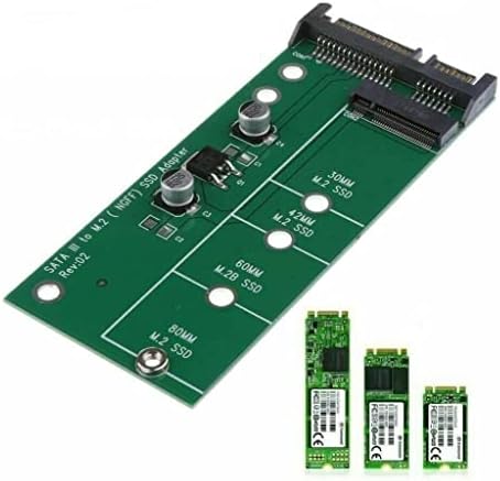 Multibao M2 SATA to 22-Pin SATA III Adapter for SATA-Based NGFF M.2 Key B/B + M 2280 2260 2242 2230mm M.2 Super Speed 6Gbps SSD to SATA Card Converter