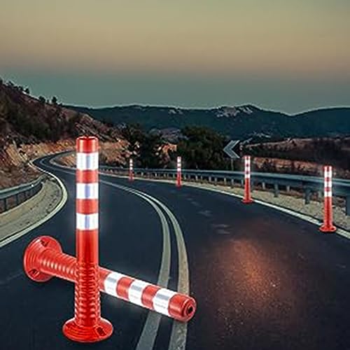 Cônes de sécurité routière pour éviter les accrochages de voiture en parking et zone de travaux