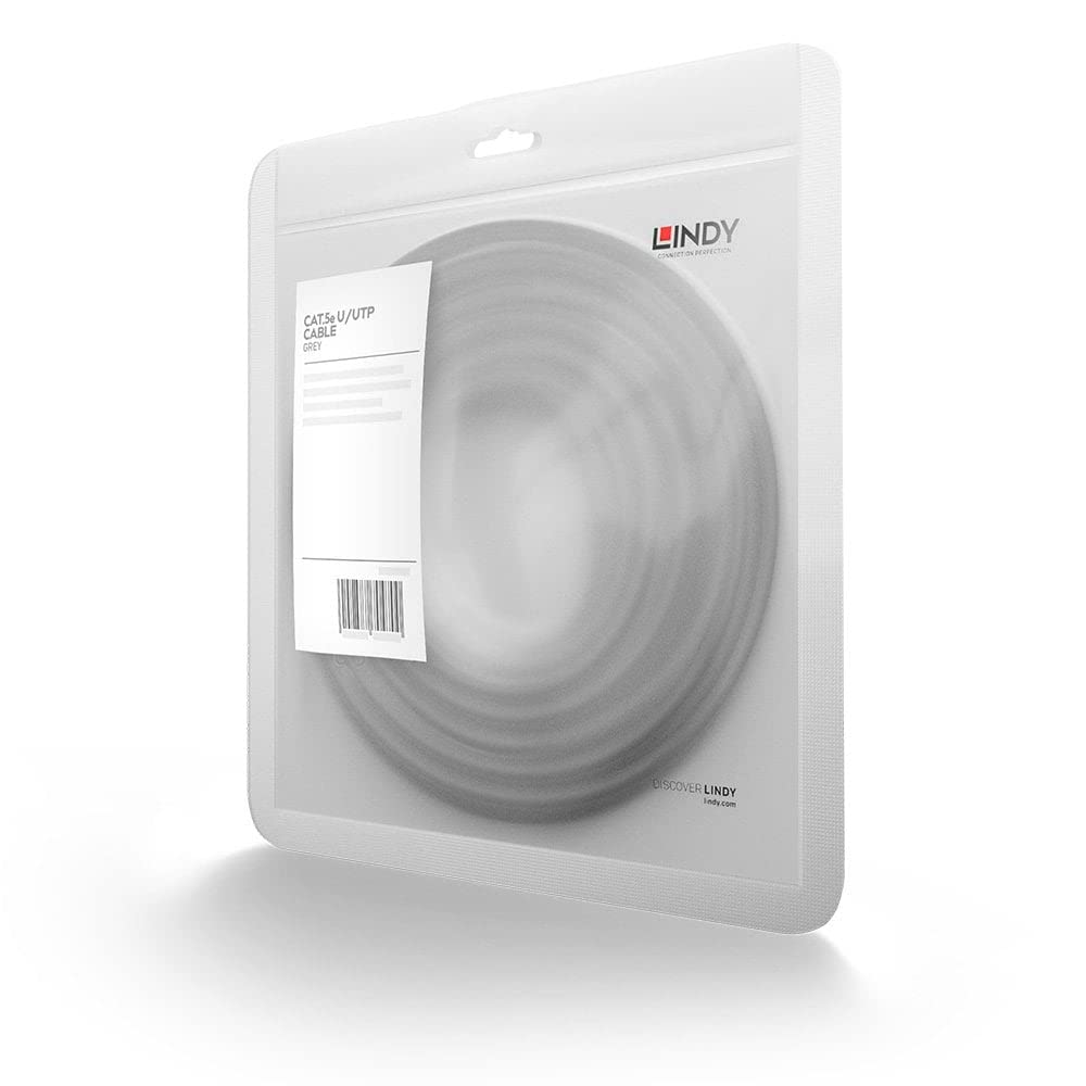 Lindy 48360 Câble Ethernet 0,3 M Gris