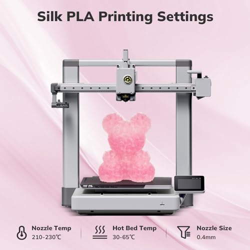 Image of AMOLEN 3D Printer Filament Crystal PLA Transparent 1.75mm, Crystal Pink Clear Printing, Low Warping & No-Bubbles, Dimensional Accuracy + /- 0.02 mm, Fits Most FDM 3D Printers, 1kg Spool(2.2lbs)