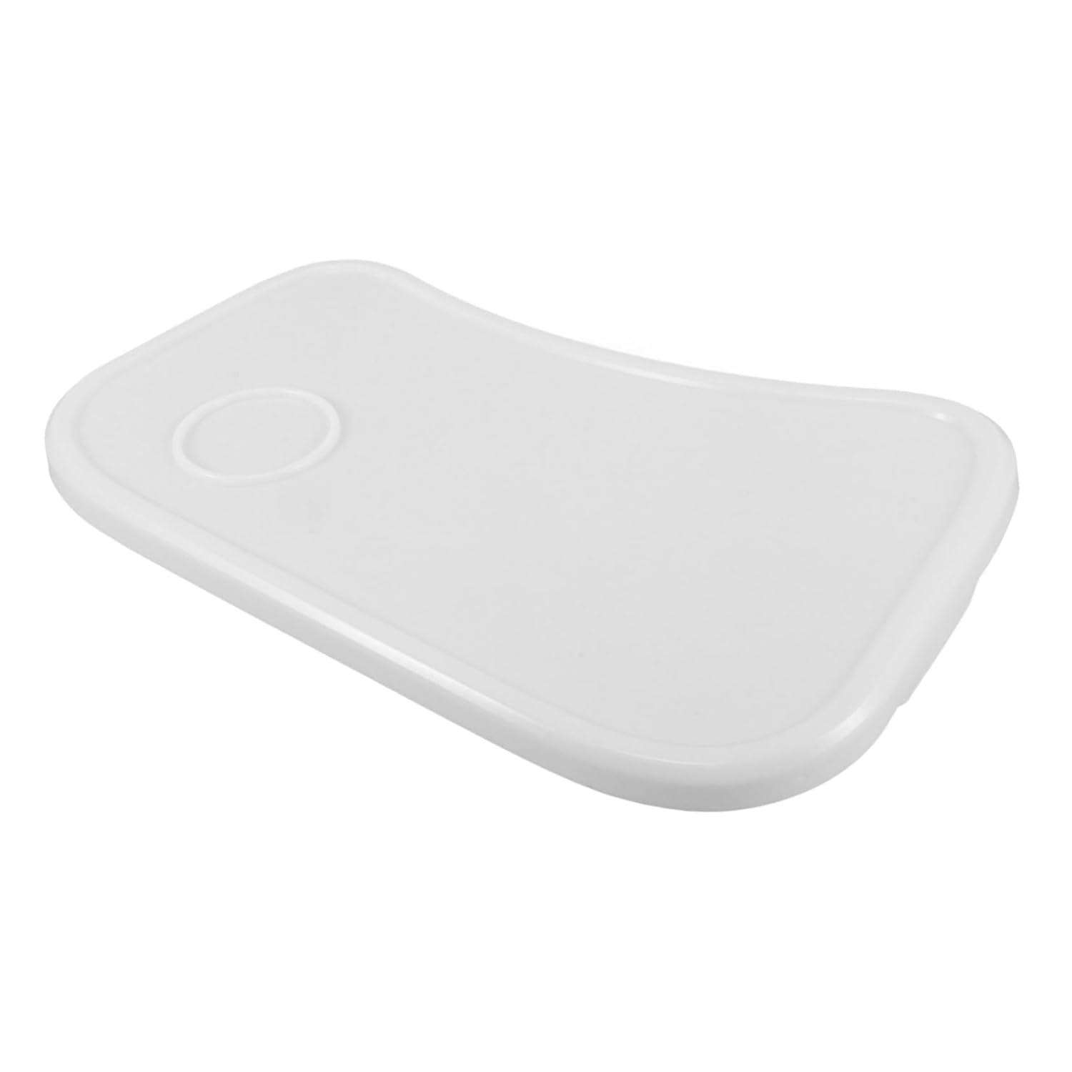 High Chair Tray Plastic Dining Tray for Multifunctional Design for Eating and Playing Fits High Chairs Elegant White Finish