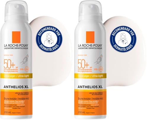Image of La Roche-Posay Anthelios Sun screen Ultra-Light Body Mist SPF50+ 200ml (Pack of 2)