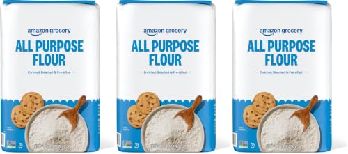 Amazon Grocery, All Purpose Flour, 5 Lb (Pack of 3)